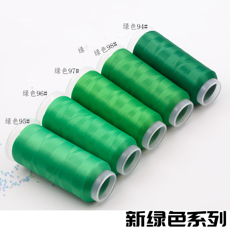 Fil de velours Chanhua | Fil d'artisanat anti-glisse pour fleurs DIY - Groupe 17 Vert nouveau