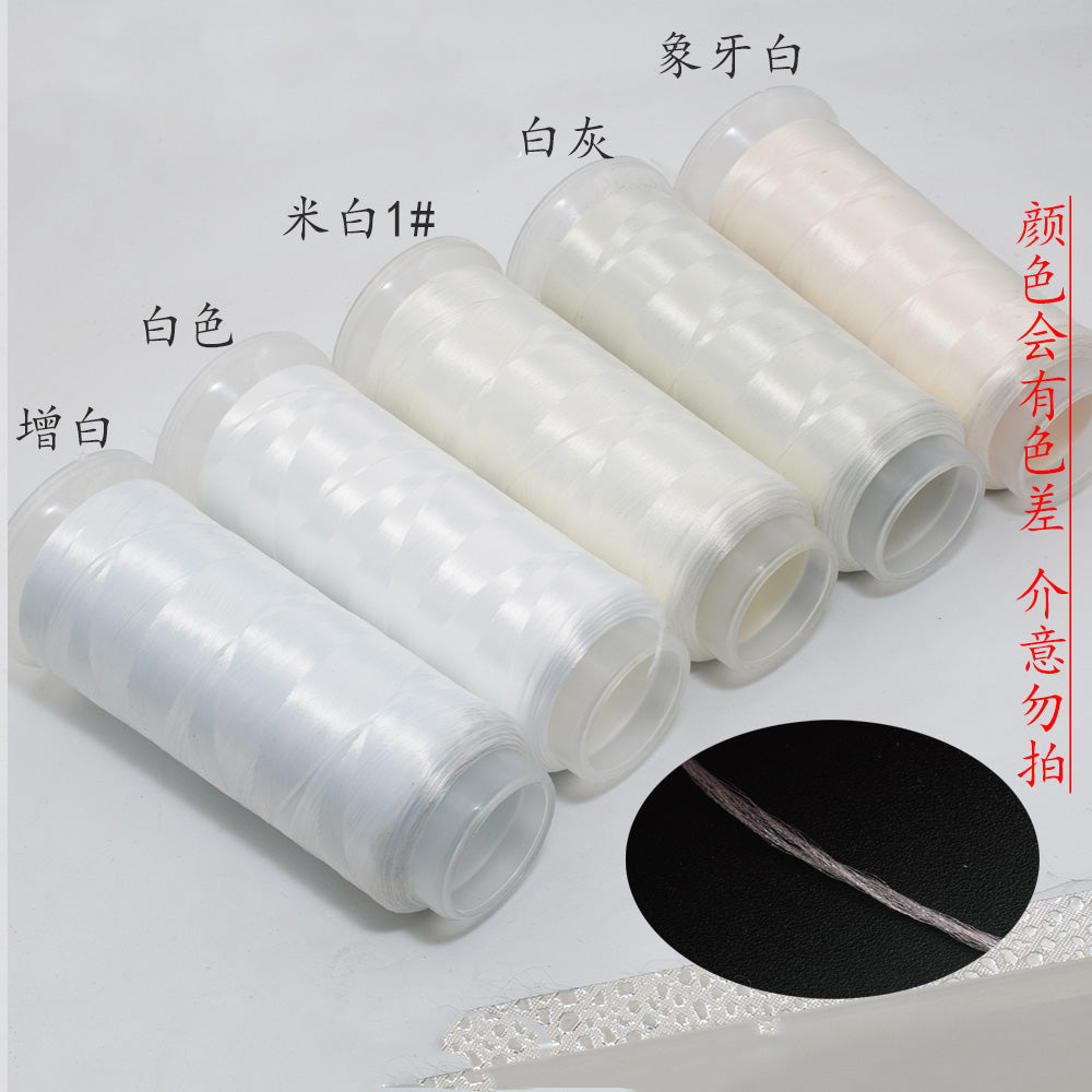 Fil de velours Chanhua | Fil de bricolage antidérapant pour fleurs DIY - Groupe 56 Blanc