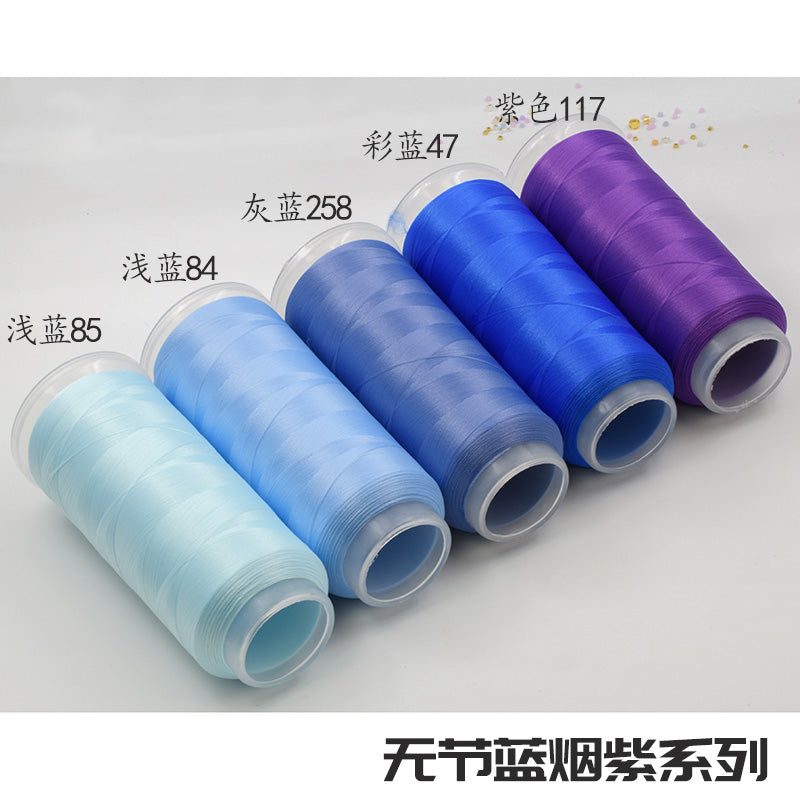Fil de velours Chanhua | Fil d'artisanat anti-glisse pour fleurs DIY - Groupe 24 蓝烟紫