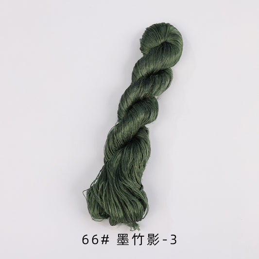 Filo di seta non ritorto per ricamo Suzhou da 400 m (Grigio02) - Fili Ronghua