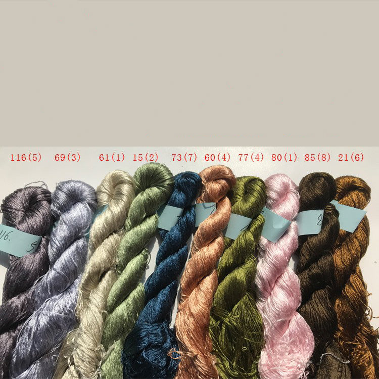 Fil de soie de mûrier broderie de Suzhou 400m (^Morandi 1-10 400m*10)