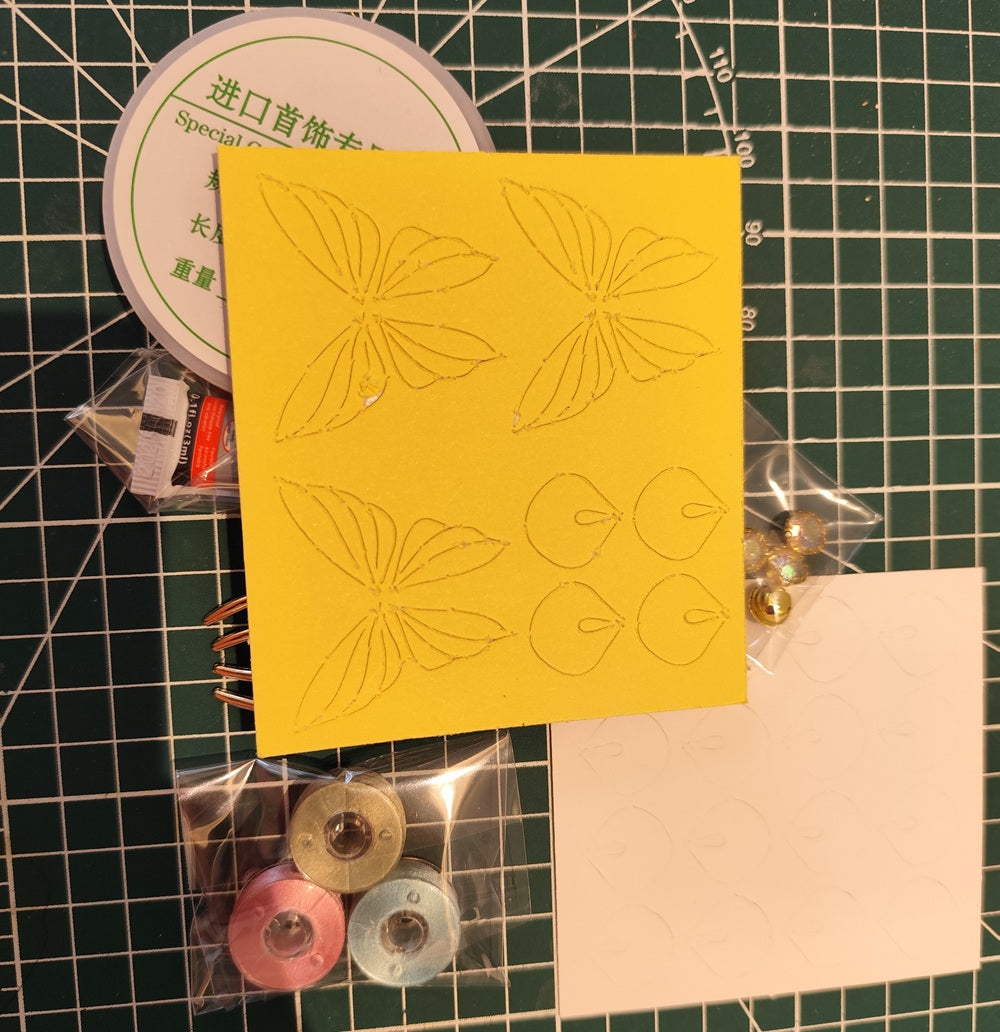 Huadie Hairpin Chanhua Materials Flowers DIY Kit - Include Detailed Video Tutorial