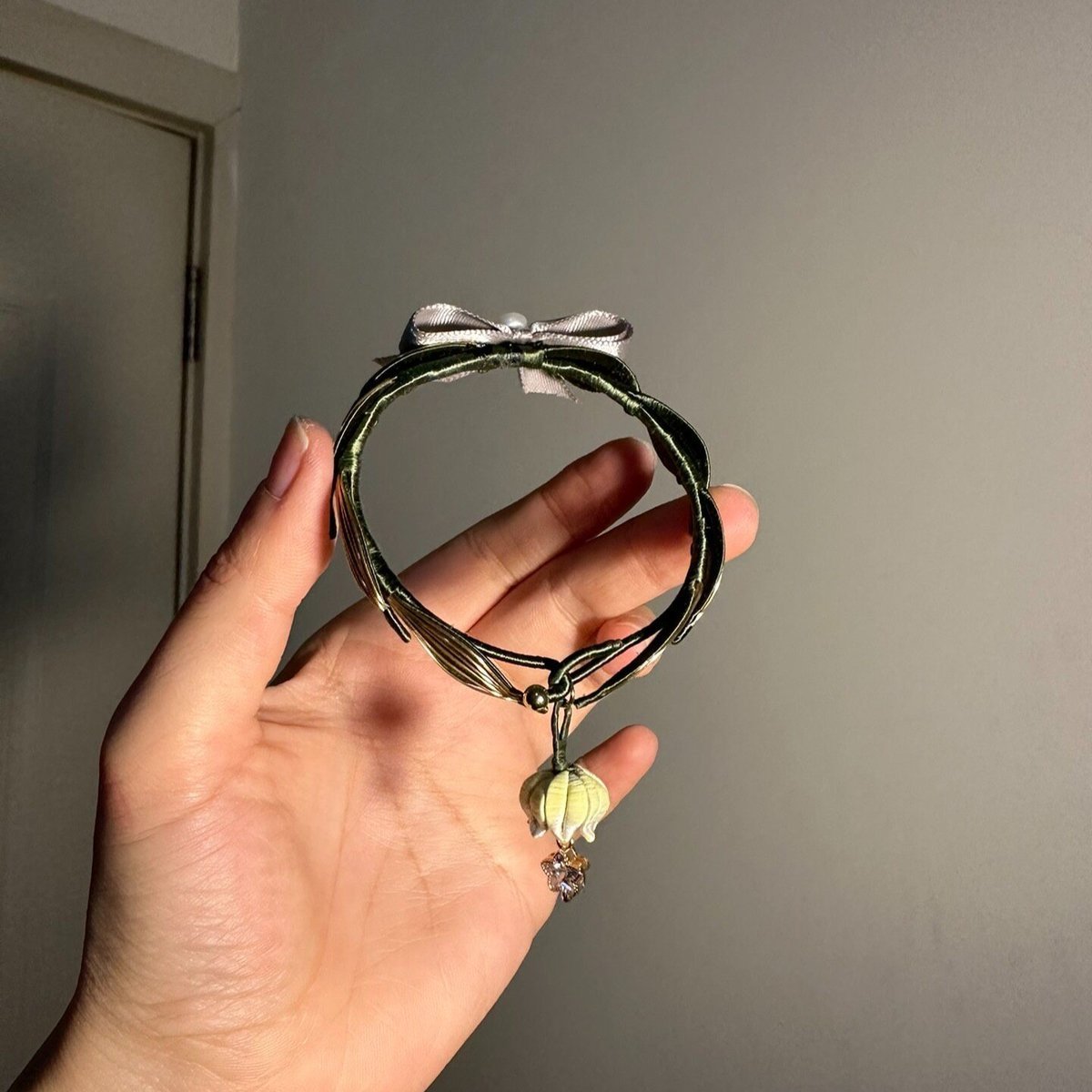 Chanhua Mugnet du Bonheur fait main - Bracelet tissé artisanal délicat