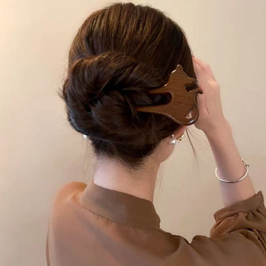PF178 - Bâtons à cheveux en bois - Vente en gros