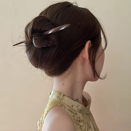 PF163 - Piques à Cheveux en Ébène d'Afrique 18cm - Vente en Gros