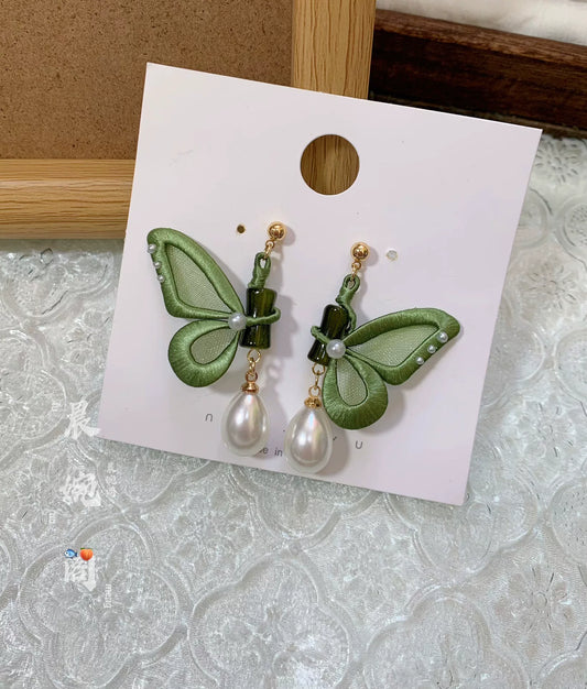 PF034 - Butterfly Chanhua Earrings - Wholesale