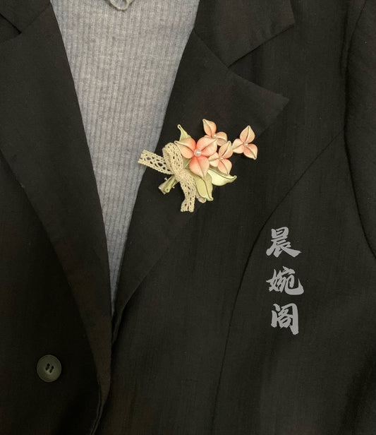 PF047 - Spilla Bougainvillea Chanhua - Ingrosso