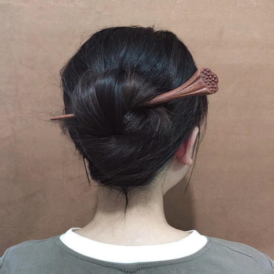 PF184 - Pic à cheveux en bois de Platane - Vente en gros