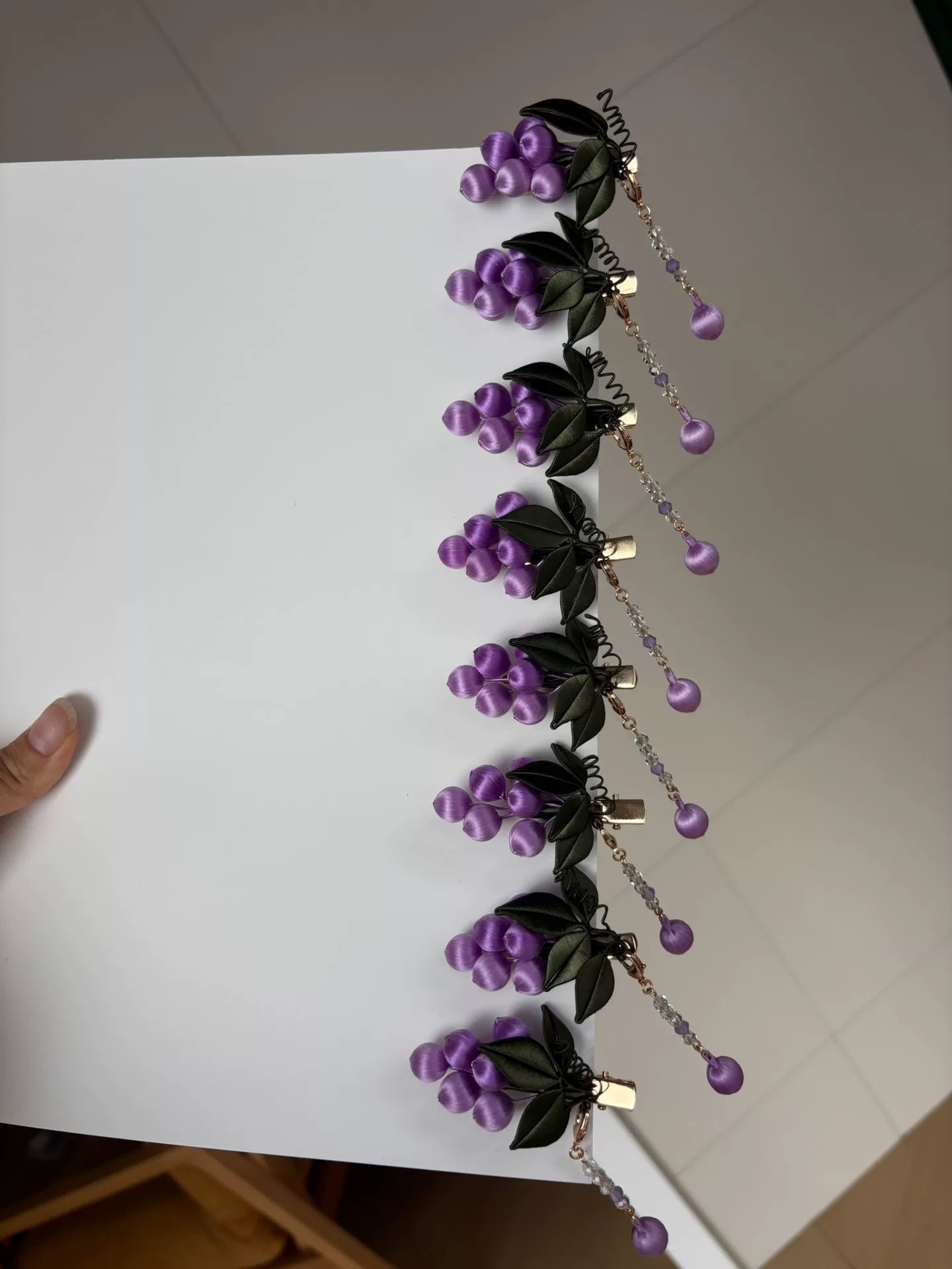 PF239 - Grape Chanhua Hair Clip - Wholesale
