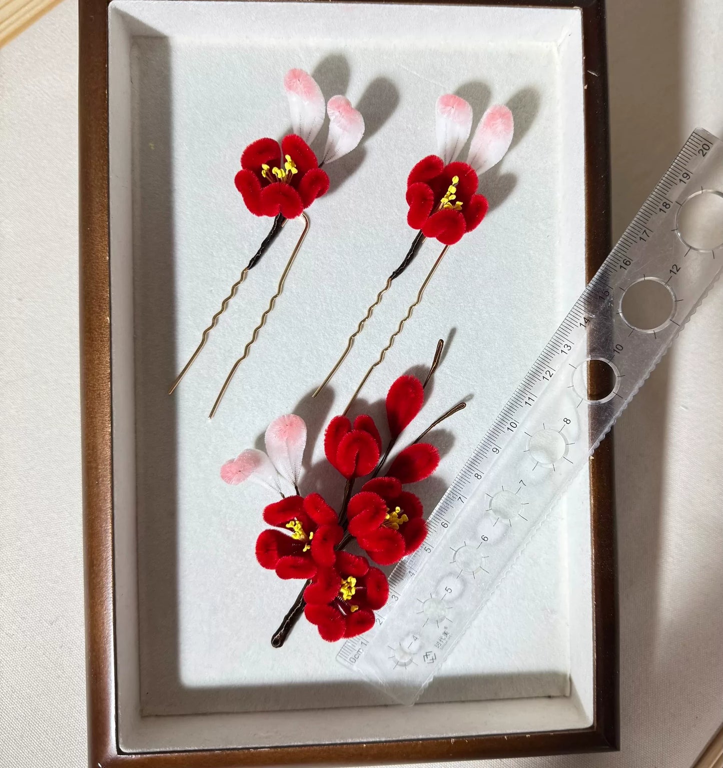 PF281 - Plum Blossom Ronghua Hairpin/Brooch - Wholesale