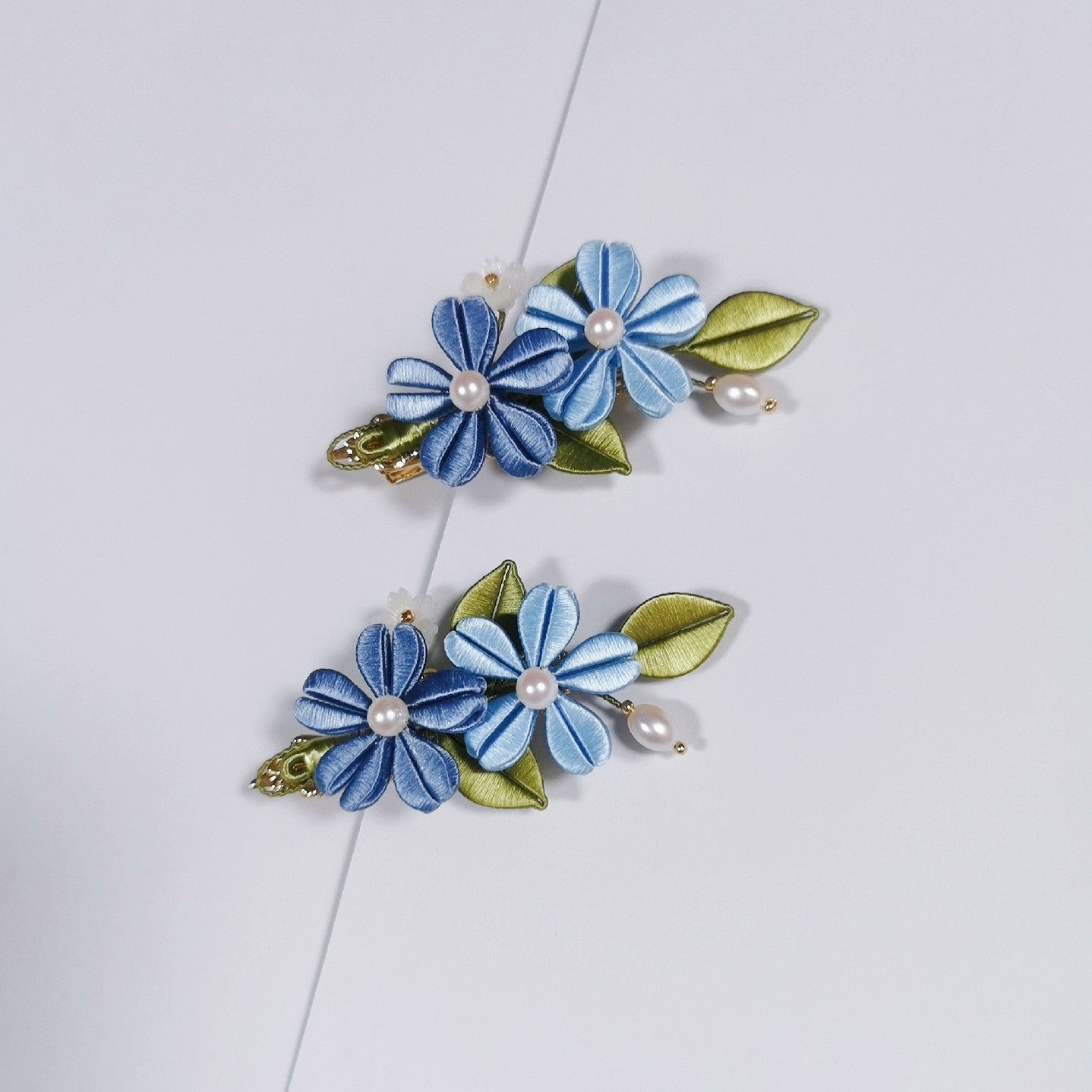 Daisy Handmade Hairclip - Silk Hairclip(Chanhua)