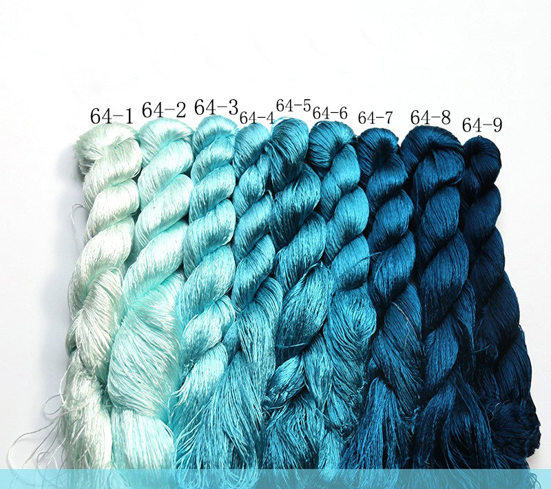 400m Fil de Soie de Mûrier Broderie de Suzhou(^064)