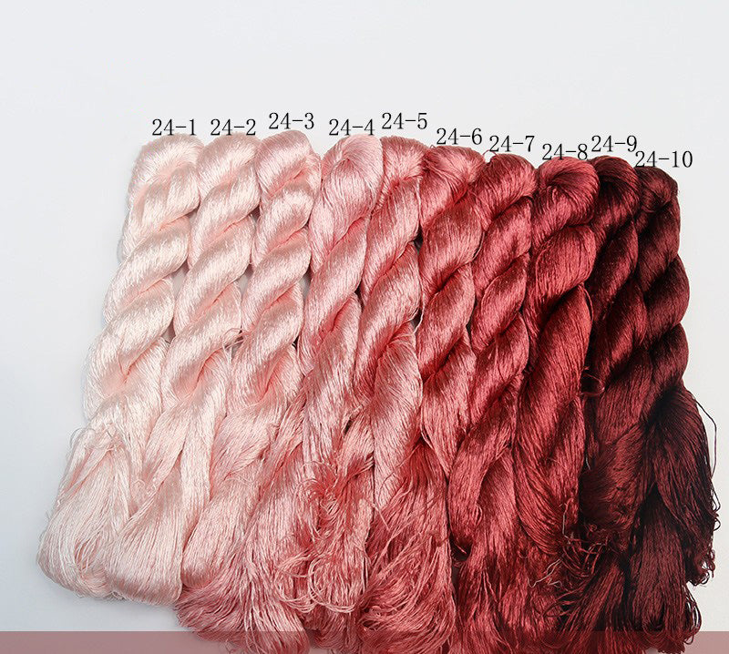 400m fil de soie mûrier pour broderie de Suzhou (^024)