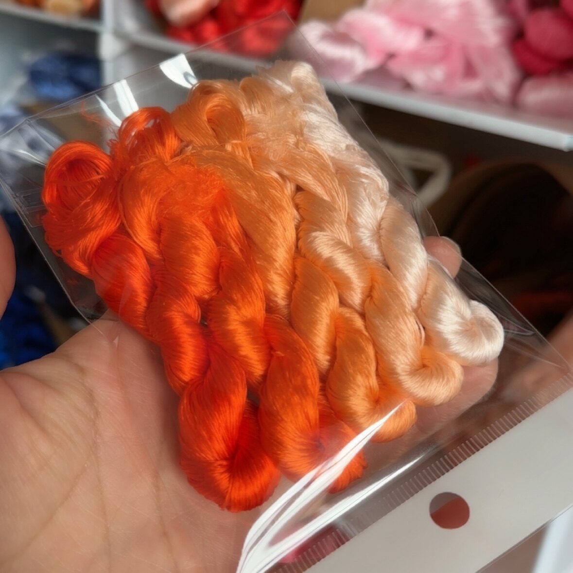 80m Suzhou Embroidery Untwisted Mulberry Silk Thread(#26 80m*5) - Ronghua Threads