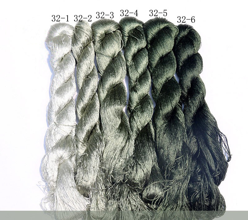Fil de soie de mûrier broderie Suzhou 400m(^032)