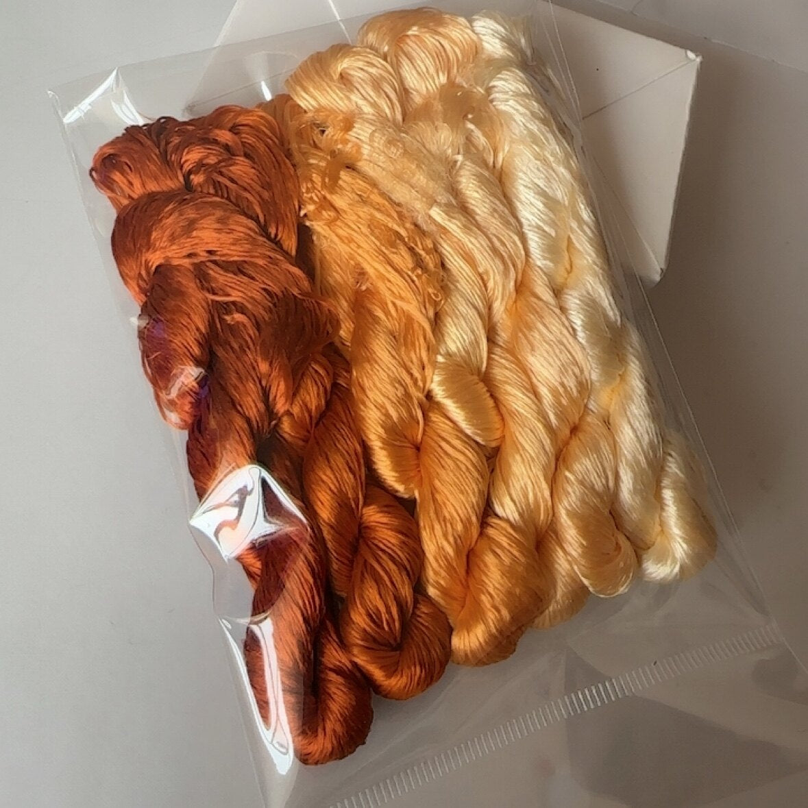 80m Suzhou Embroidery Untwisted Mulberry Silk Thread(#76 80m*6) - Ronghua Threads