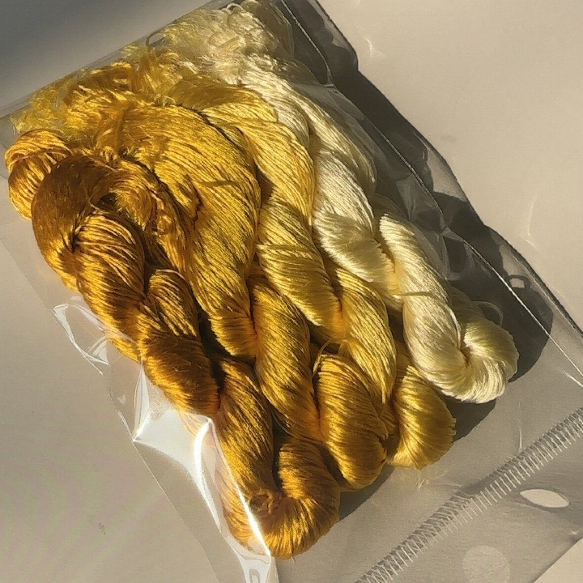 80m Suzhou Embroidery Untwisted Mulberry Silk Thread(#51 80m*4) - Ronghua Threads
