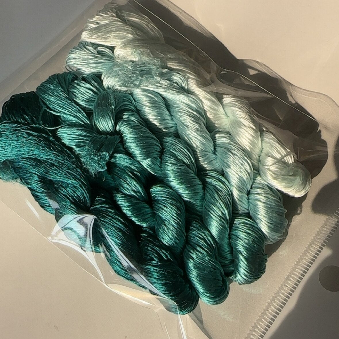 80m Suzhou Embroidery Untwisted Mulberry Silk Thread(#140 80m*5) - Ronghua Threads