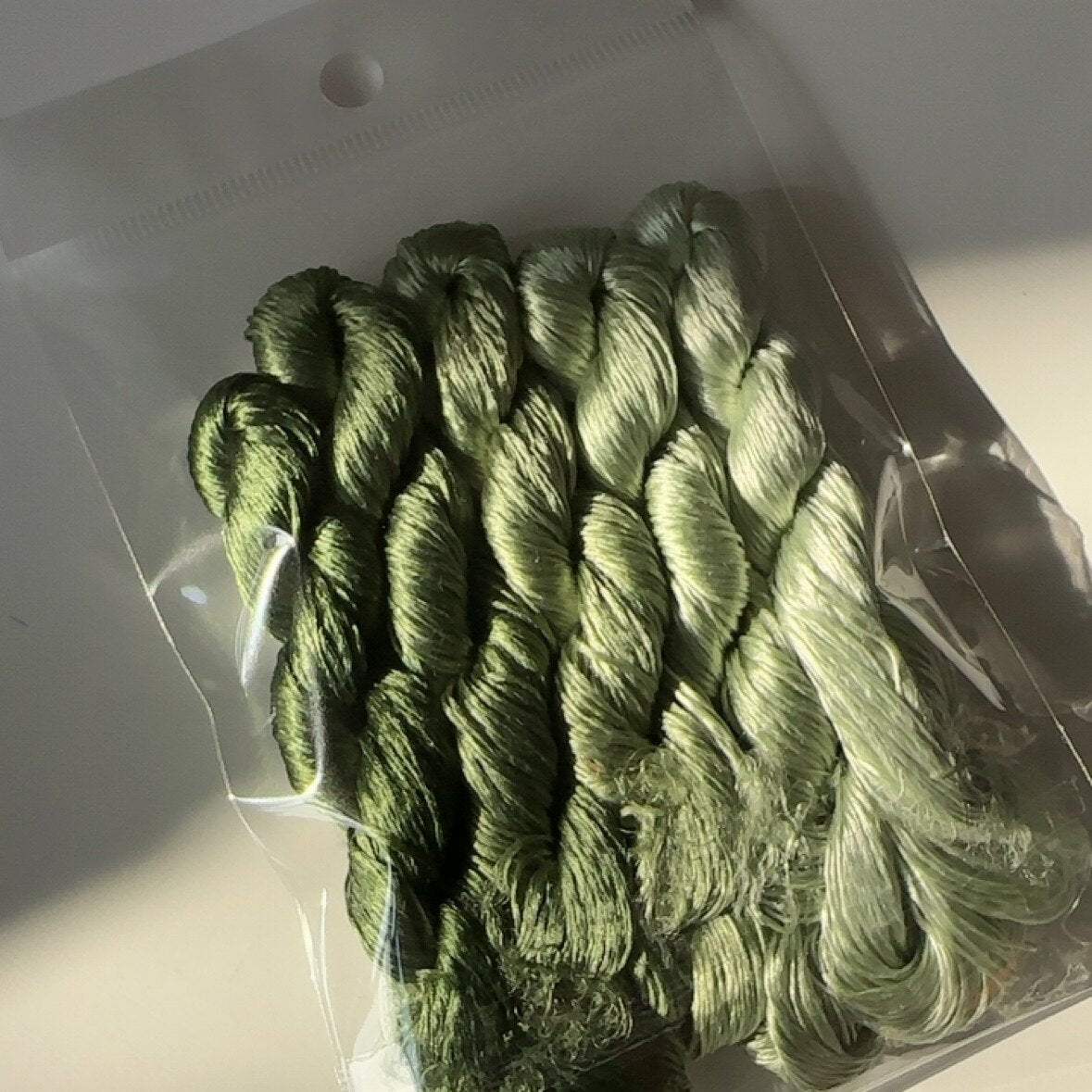 80m Suzhou Embroidery Untwisted Mulberry Silk Thread(#15 80m*5) - Ronghua Threads