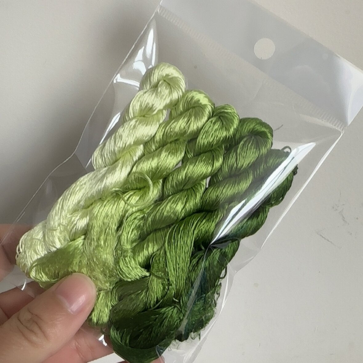 80m Suzhou Embroidery Untwisted Mulberry Silk Thread(#04 80m*5) - Ronghua Threads