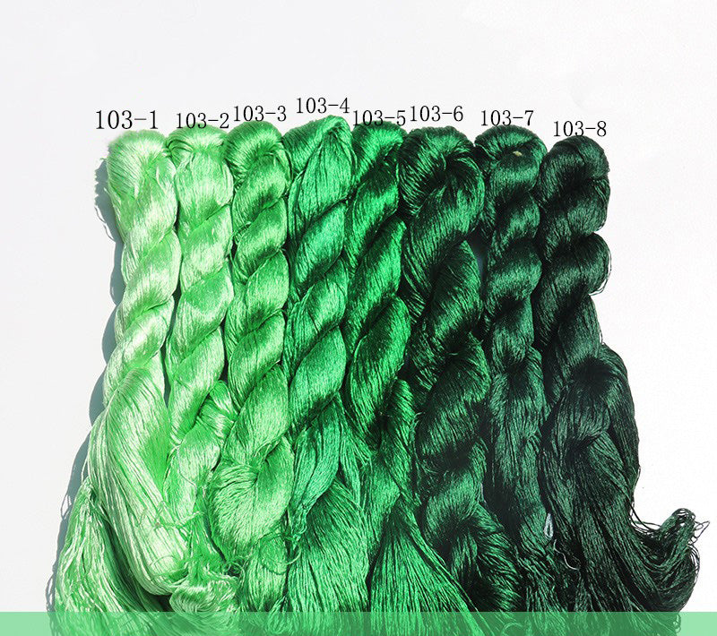 Fil de soie de mûrier broderie Suzhou 400 m(^103)