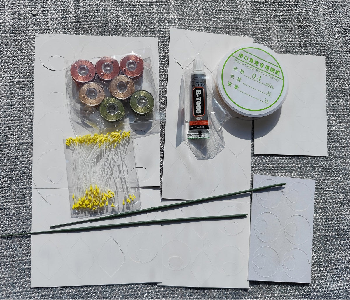 Camellia Series Vase Arrangement Chanhua Materials Flowers DIY Kit - Include Detailed Video Tutorial