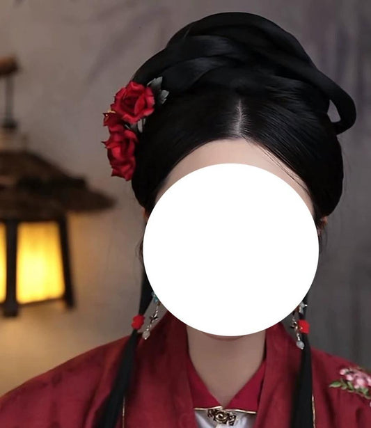 Fermaglio per capelli su misura AB Style Rose Luoshen - Fermaglio per capelli in seta (Ronghua)