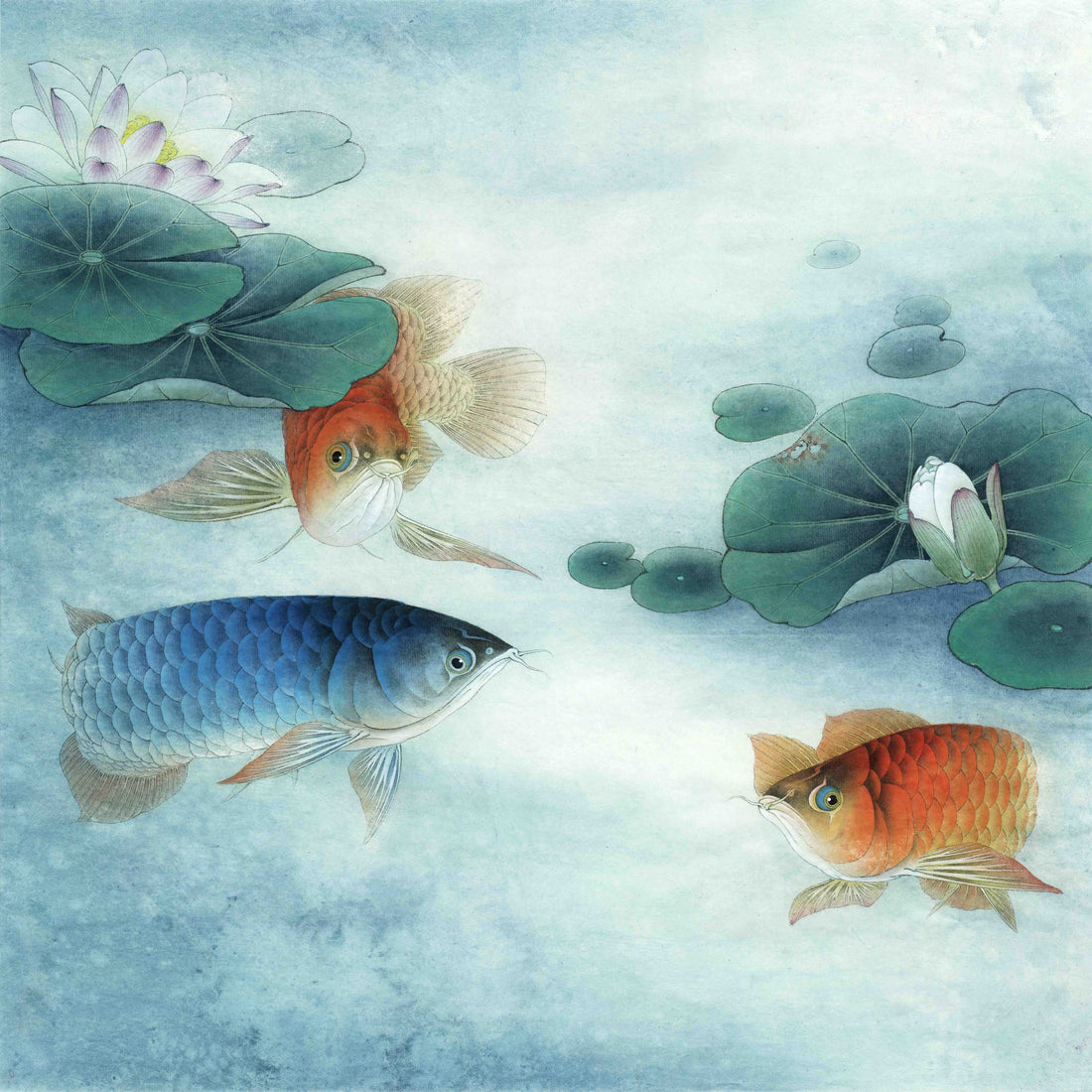 The Dance of Fish and Lotuses: A Journey Through Chinese Brushwork
