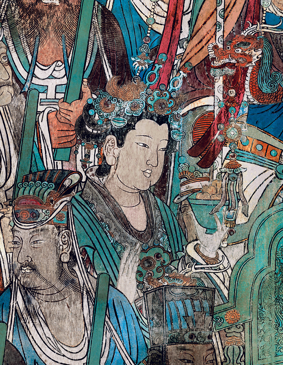 The Immortal Fruit Maiden: An Example of Exquisite Chinese Drawing Technique