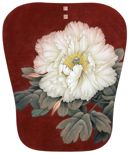 Jade White Peony: A Journey Through Chinese Drawing Technique