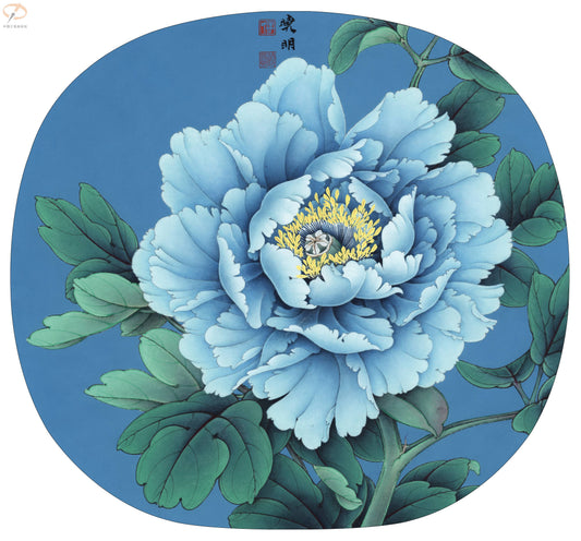 The Azure Bloom: A Journey Through Traditional Chinese Drawing Technique