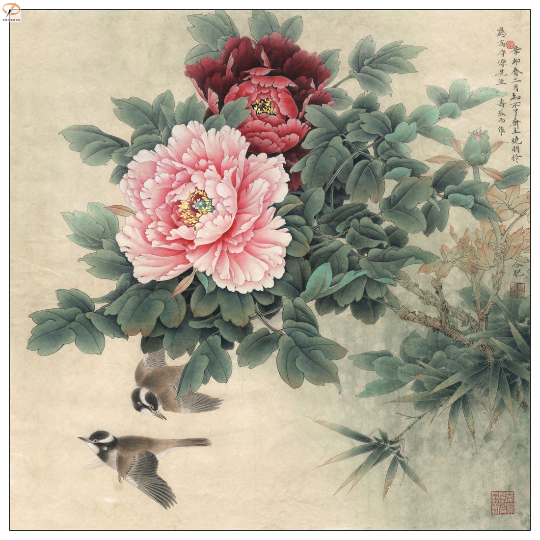 The Dance of Peonies and Sparrows: A Journey Through Chinese Painting Techniques