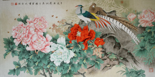 Regal Splendor: The Pheasant and Peonies in Chinese Artistry