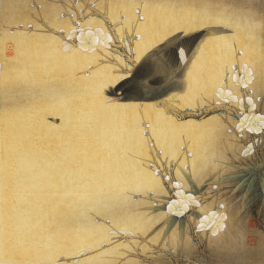 The Plum Blossom and the Bulbul: A Journey Through Traditional Chinese Painting