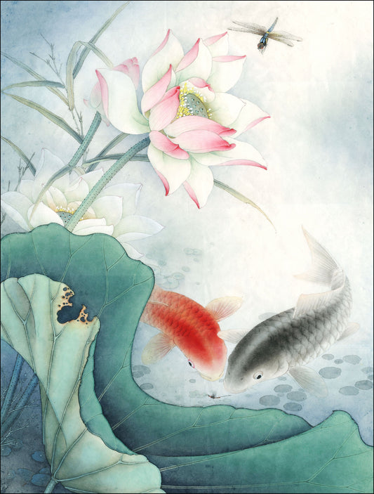 Tranquil Waters: Observing Chinese Drawing Technique in Action