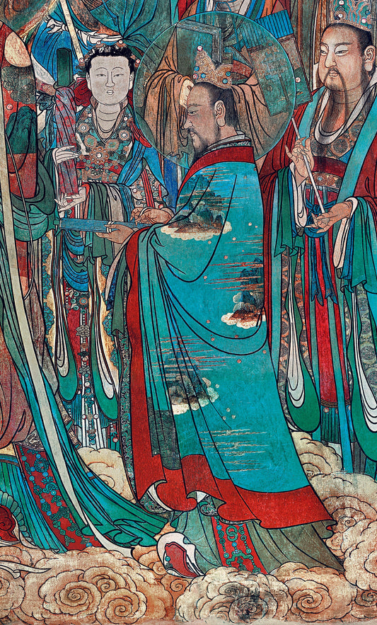 The Ethereal Beauty of "Celestial Procession": A Glimpse into Chinese Drawing Technique