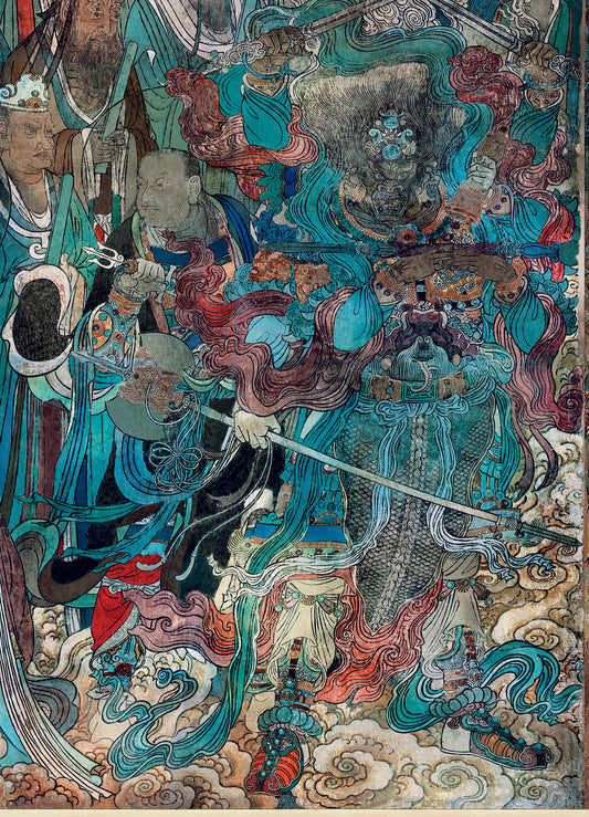 The Resolute Guardian: A Masterpiece of Chinese Drawing Technique