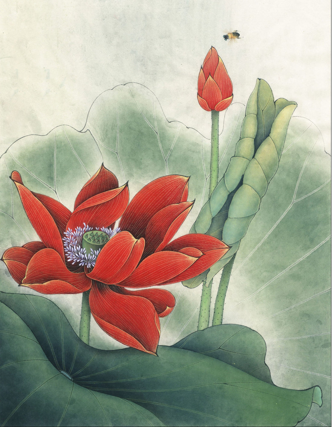 Emergence: A Step-by-Step Journey in Chinese Lotus Painting