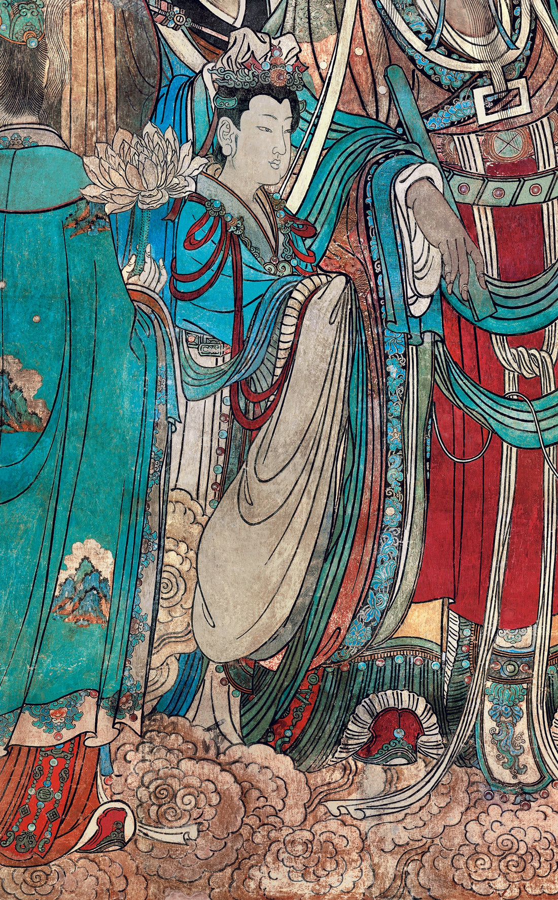 Unveiling Elegance: The Celestial Lotus Maiden in Chinese Drawing