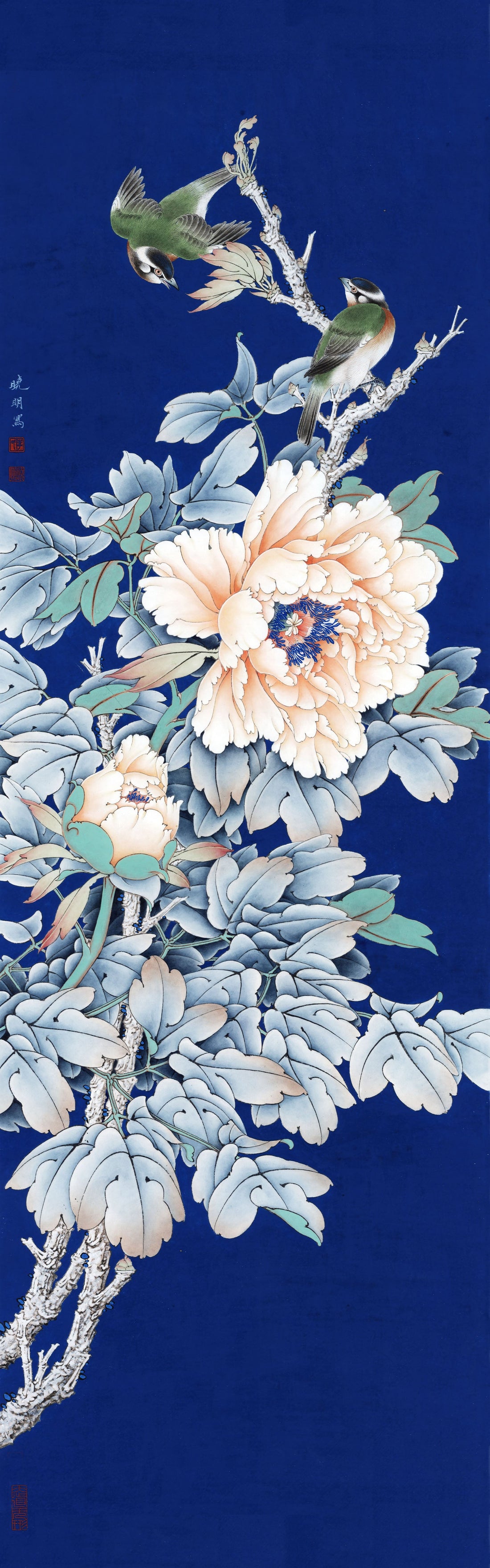 Peonies and Sparrows: A Journey Through Chinese Painting Techniques
