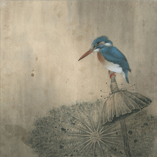 Kingfisher on Lotus: A Journey Through Chinese Brushwork