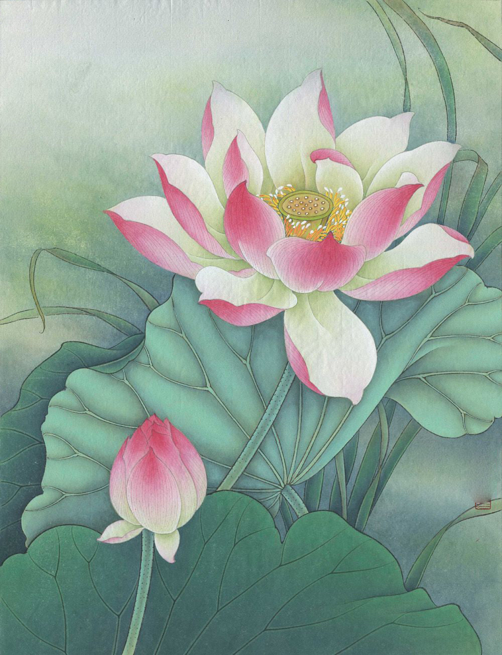 The Ethereal Beauty of "Lotus Bloom": A Journey Through Chinese Drawing Technique