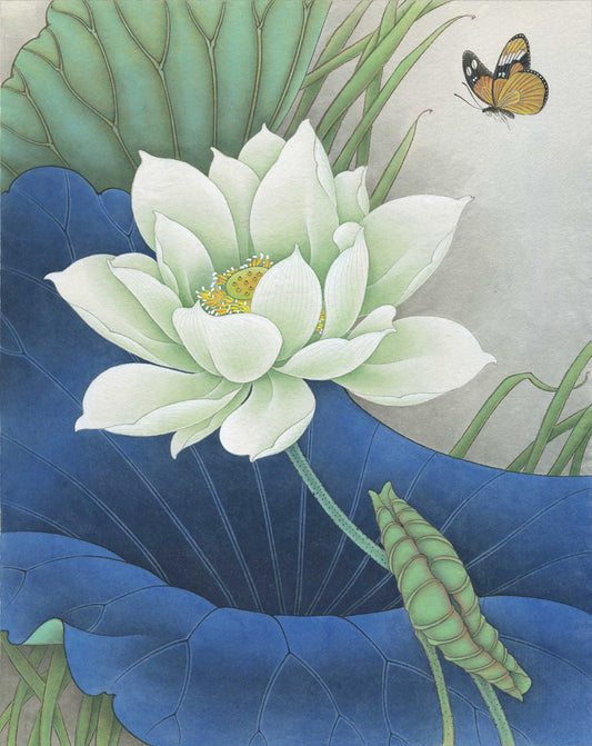 The Serenity of the Lotus: A Journey Through Chinese Brushwork