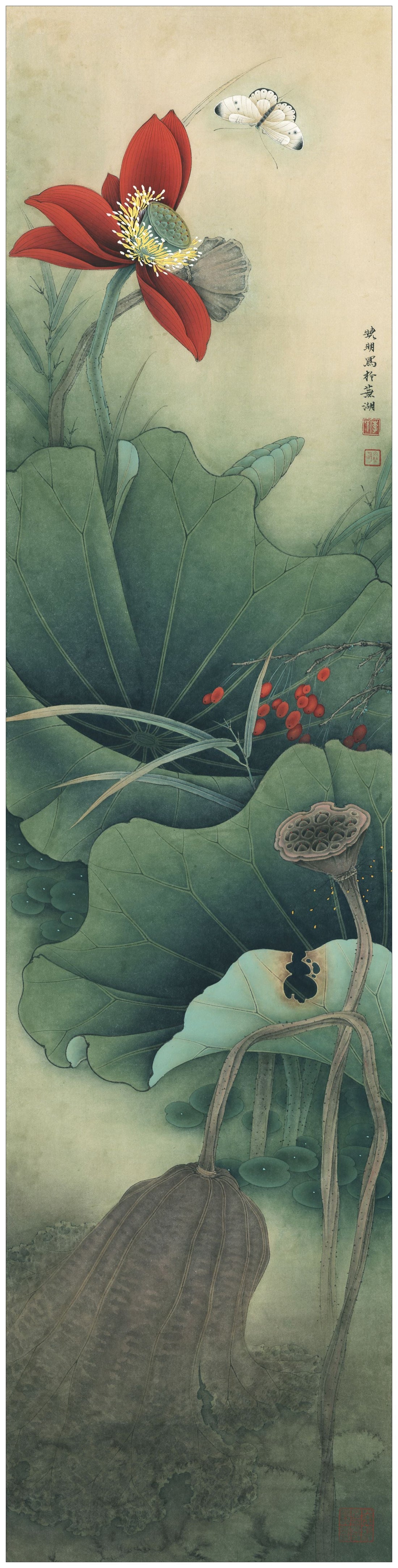 Tranquil Lotus Pond: A Step-by-Step Chinese Brush Painting