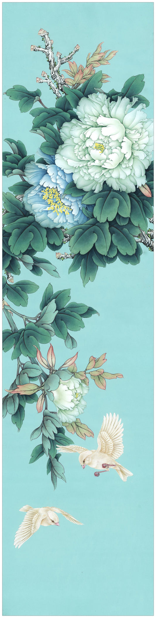 Peonies and Doves: A Journey into Traditional Chinese Painting