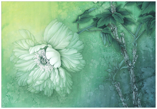 The Art of White Peony: A Journey in Chinese Brush Painting
