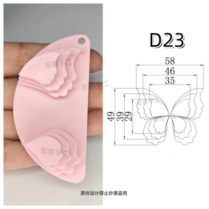 Butterfly Wire Form Templates - Multi Size Molds for Ronghua - D19-D28
