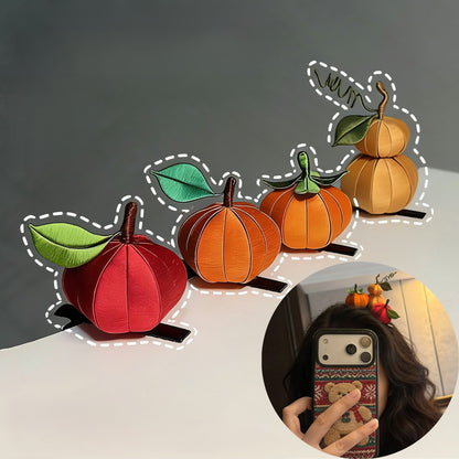 Persimmon Hair Clip Chanhua DIY Flower Kit featuring red and orange persimmon designs with a detailed video tutorial