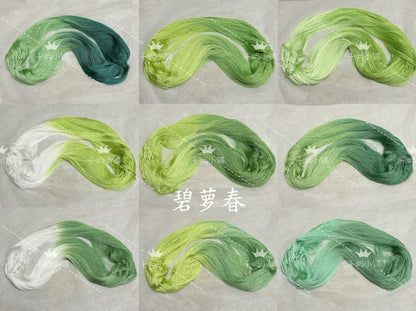 Filo sfumato tinto a mano 150D per Chanhua e ricamo – 200m*9（碧萝春）