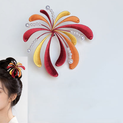 Firework-shaped Hairpin Brooch Chanhua Materials DIY Kit - Include Detailed Video Tutorial